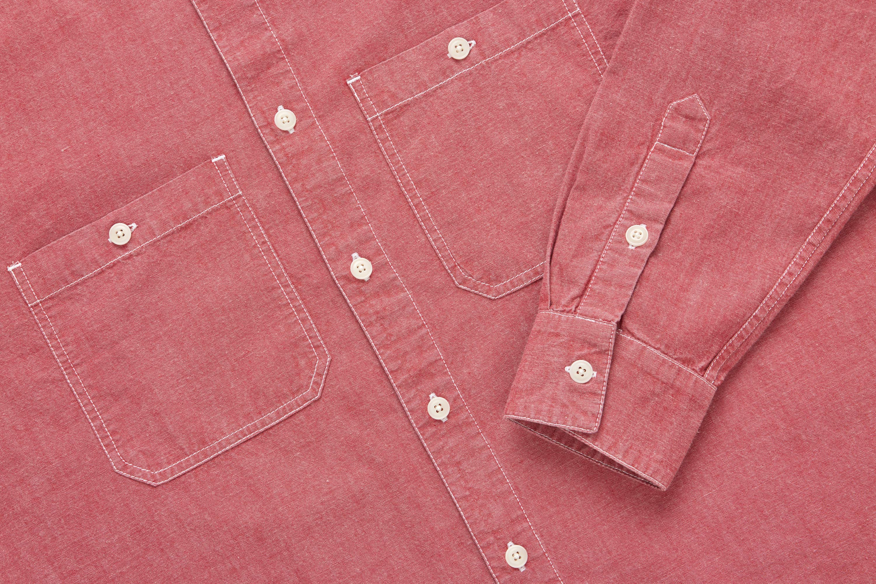 Utility Shirt ~ Red Chambray – 3sixteen