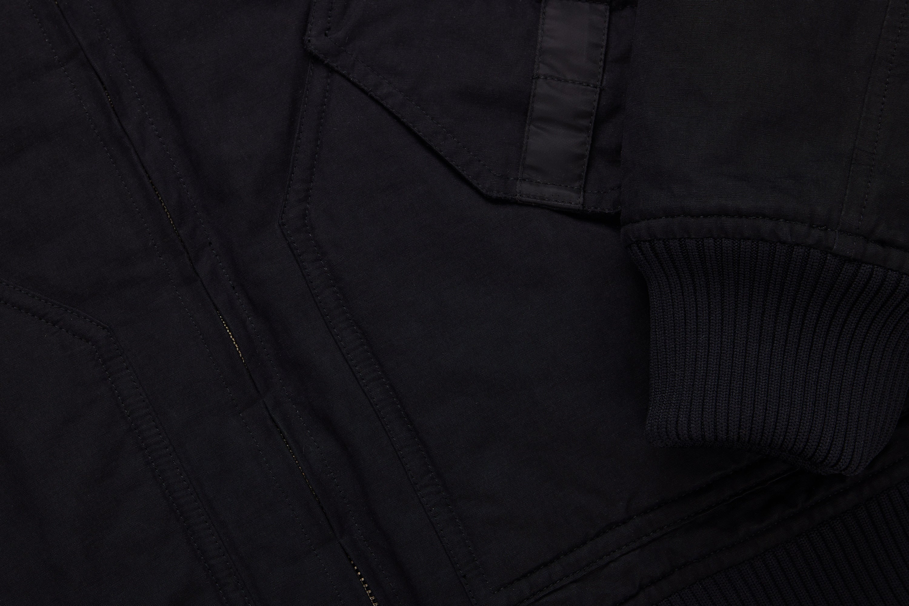 CWU Flight Jacket ~ Black Cotton/Nylon – 3sixteen
