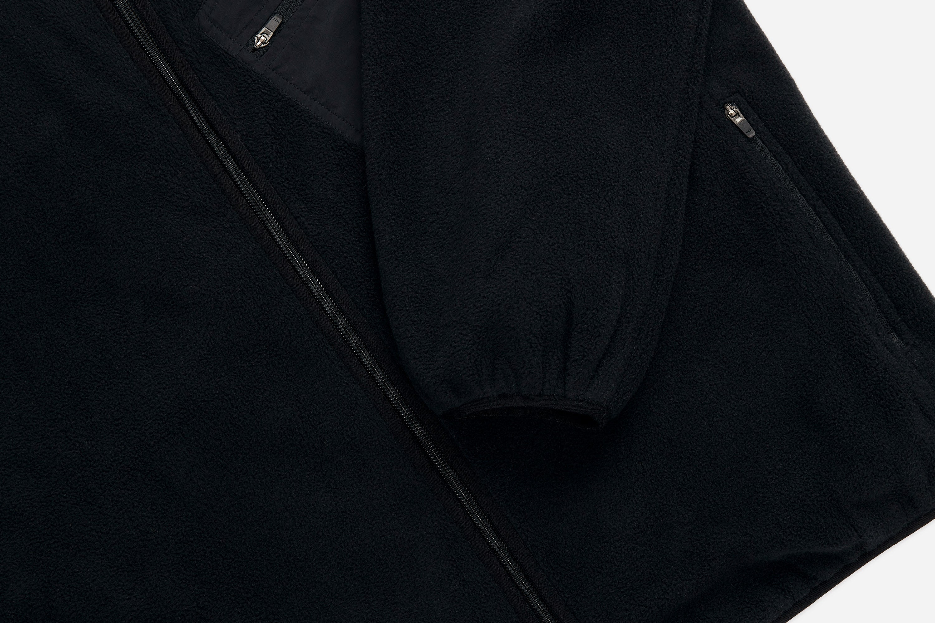 Summit Fleece Jacket ~ Black – 3sixteen