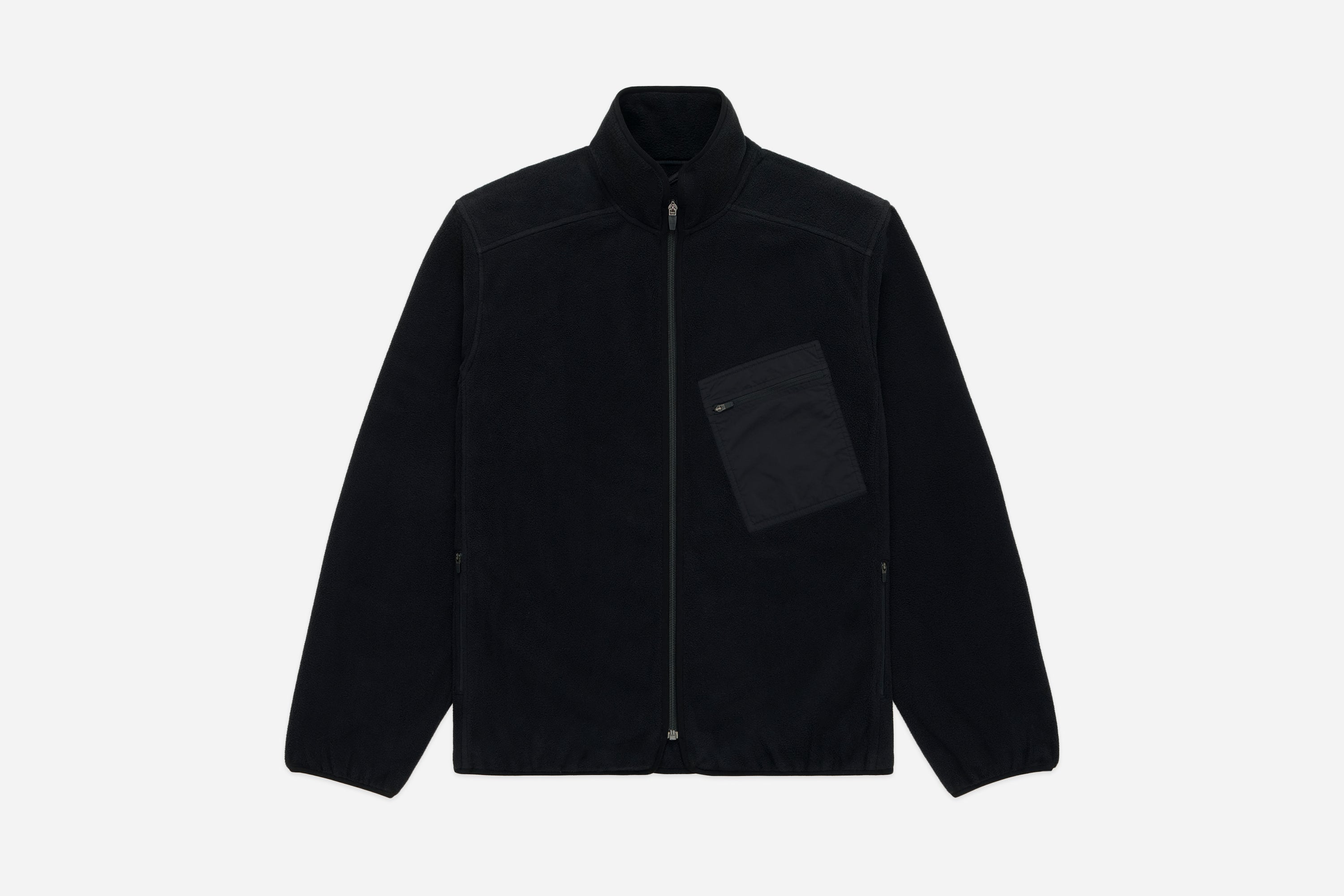 『TEN FLEECE JKT BLACK M』 Summit Fleece Jacket ~ Black – 3sixteen