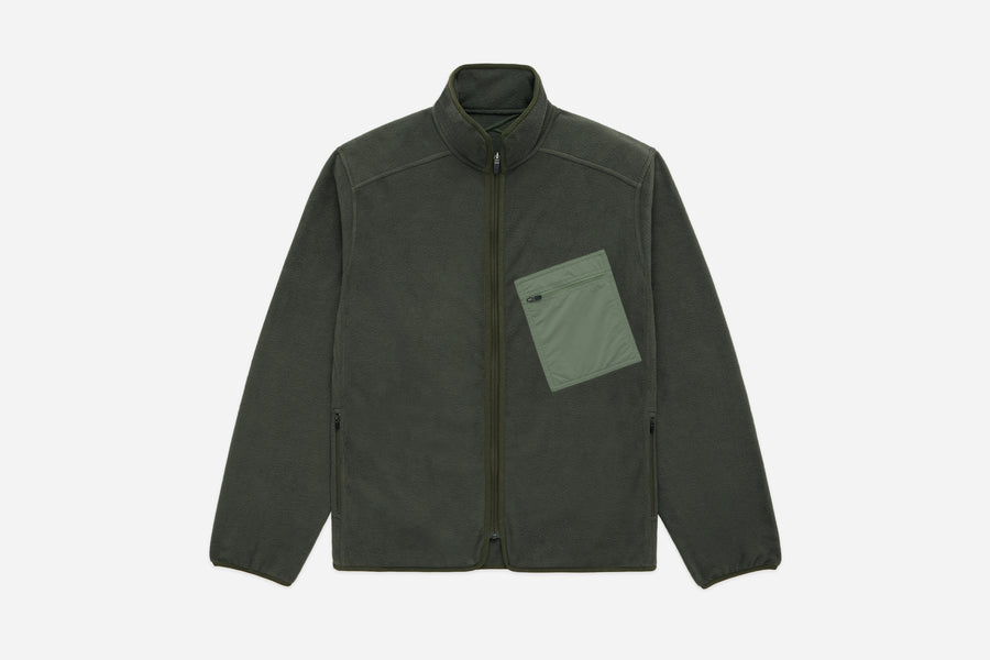 Summit Fleece Jacket ~ Olive