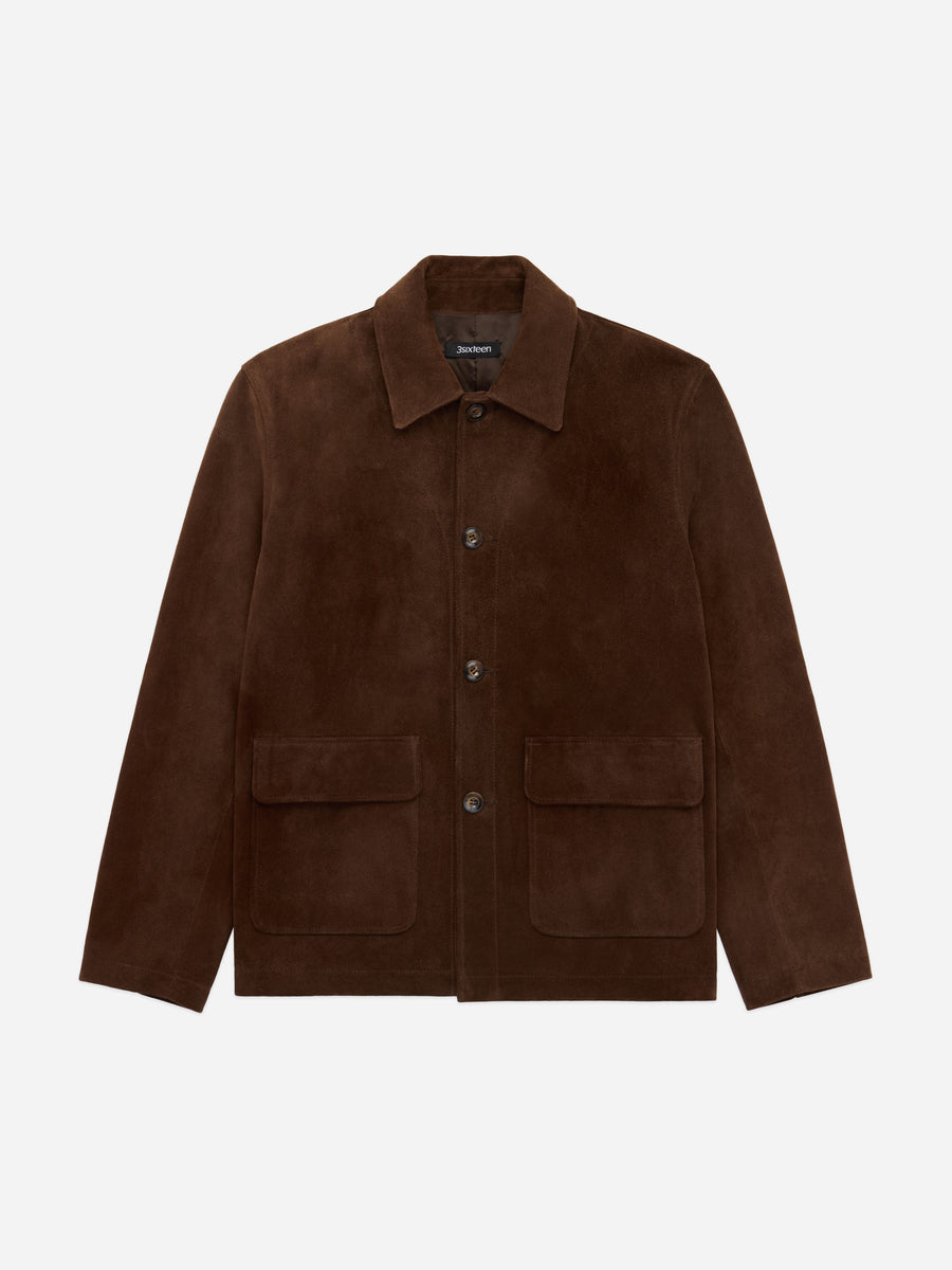 Work Jacket ~ Chocolate Suede