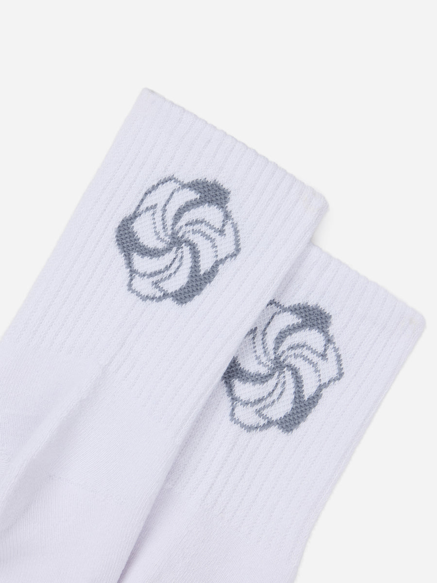 Athletic Quarter Sock ~ White