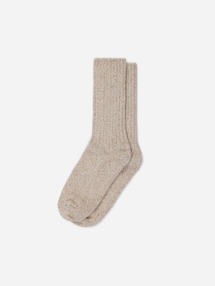 Boot Sock ~ Marled Sand