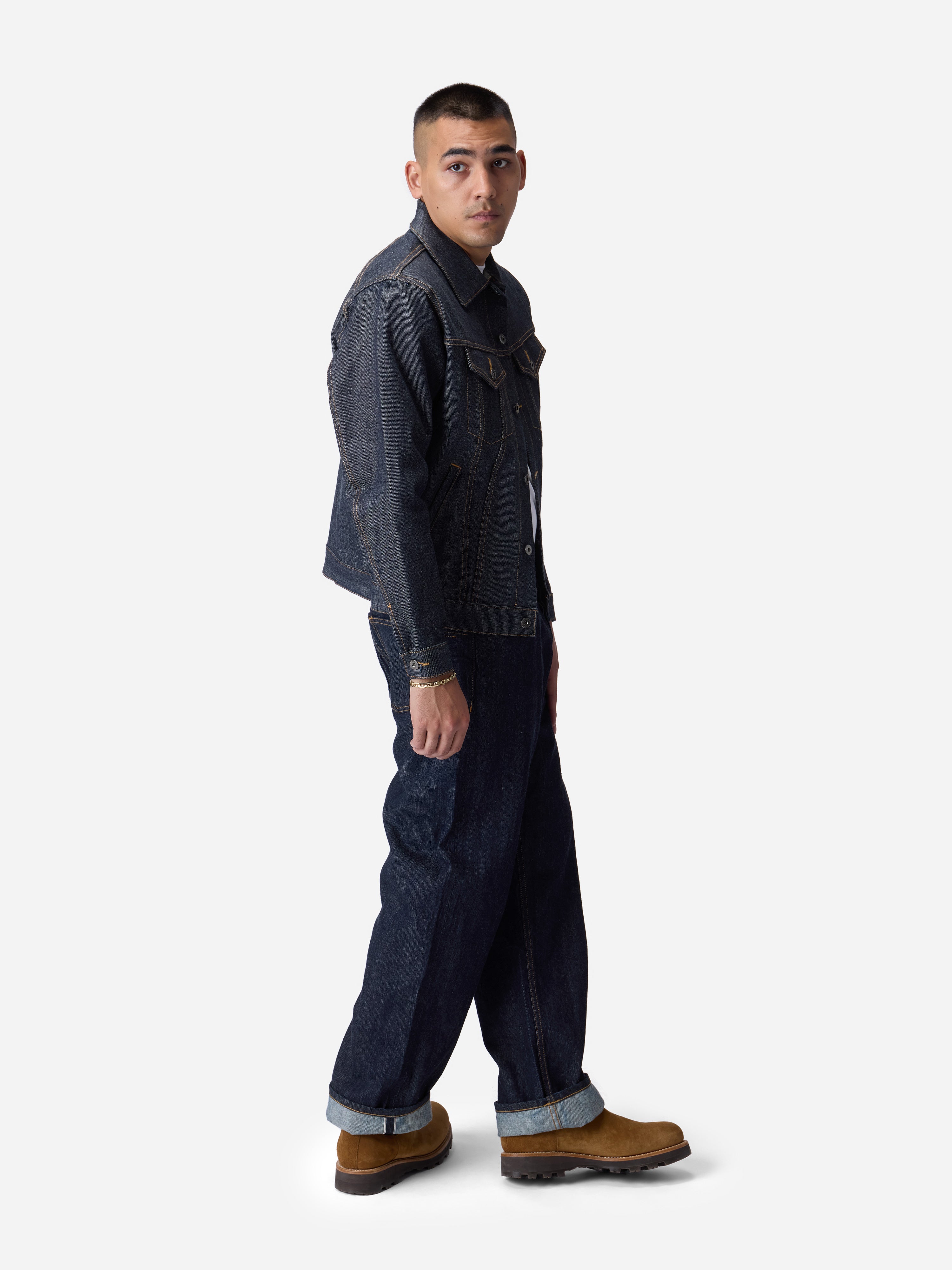 Type 3s Denim Jacket ~ Raw Indigo – 3sixteen