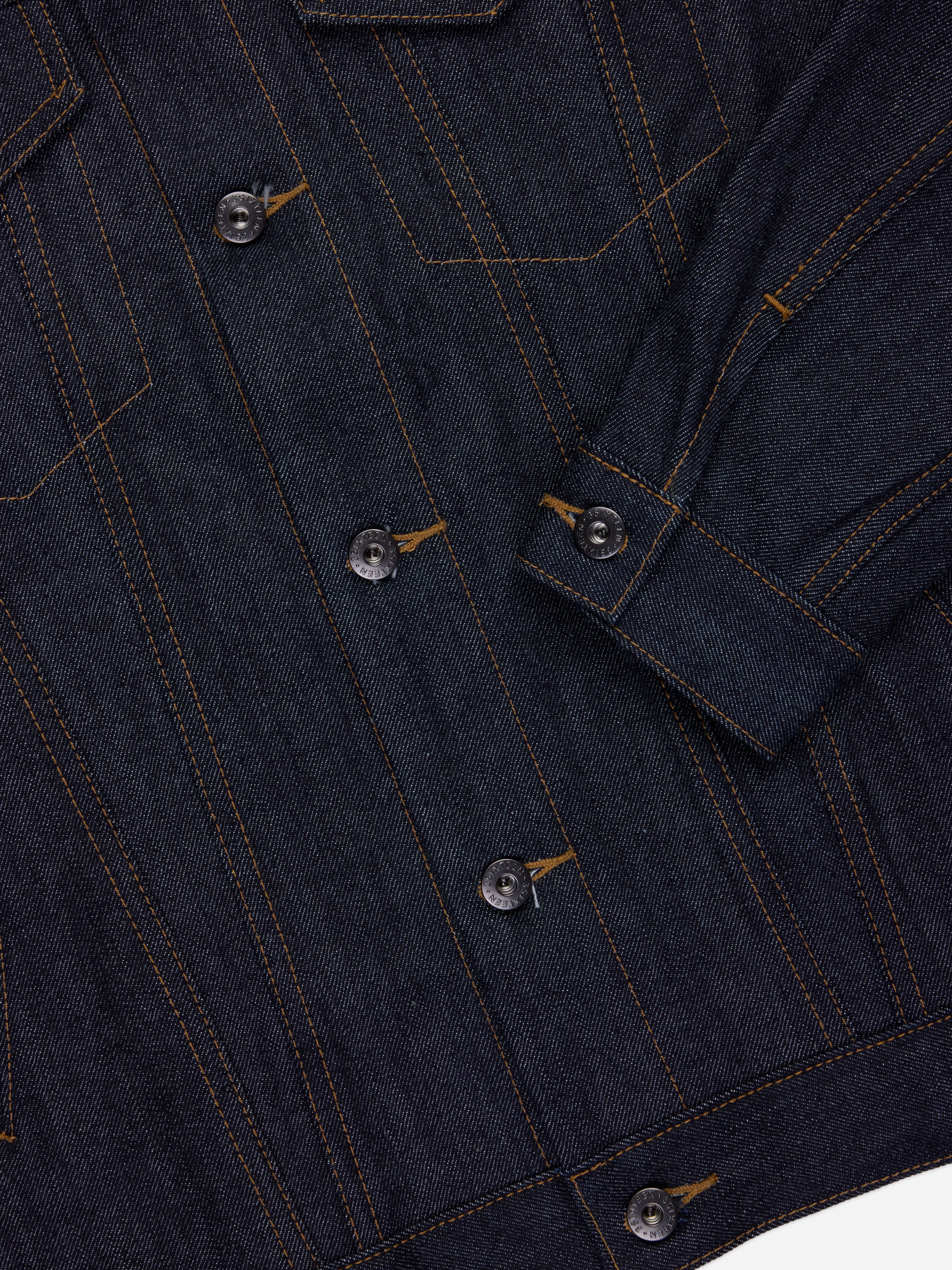 Type 3s Denim Jacket ~ Raw Indigo – 3sixteen