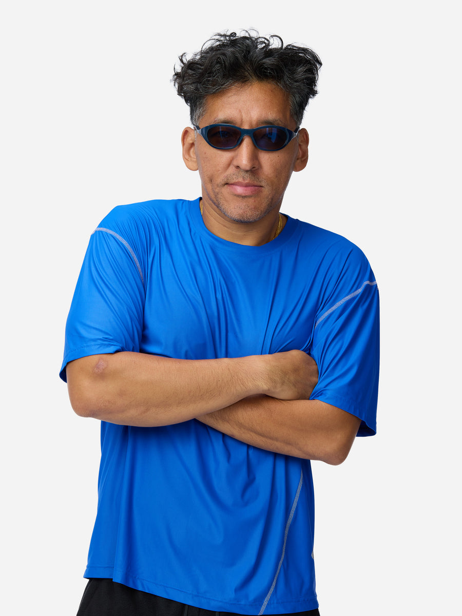 Pace Tee ~ Cobalt