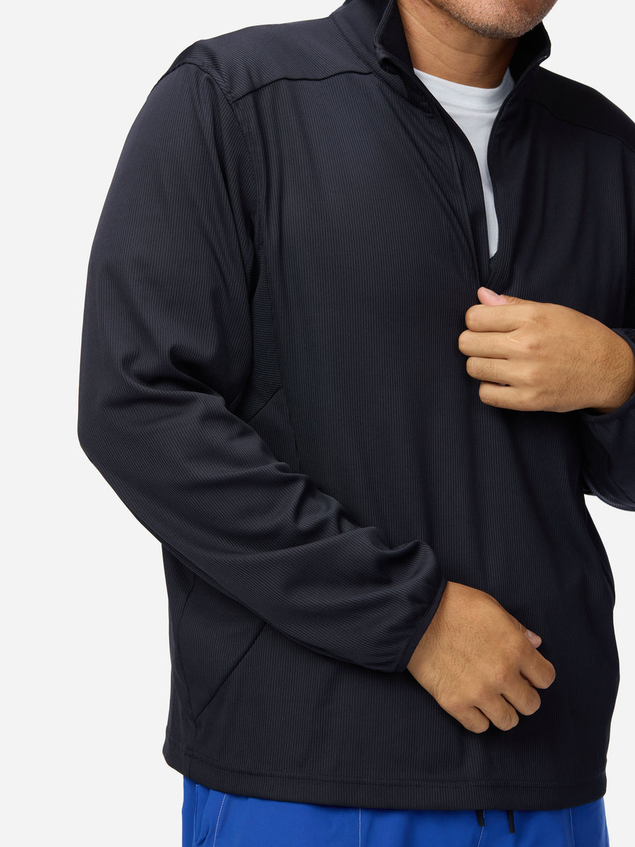 Half Zip Jacket ~ Black