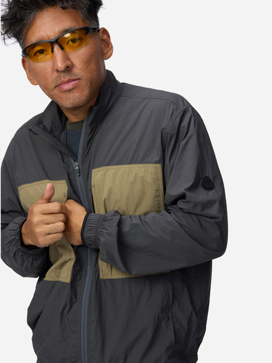 Trail Jacket ~ Charcoal/Tan