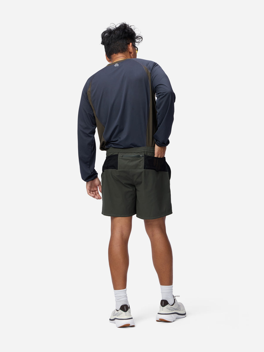 Training Short  ~ Charcoal Reflective