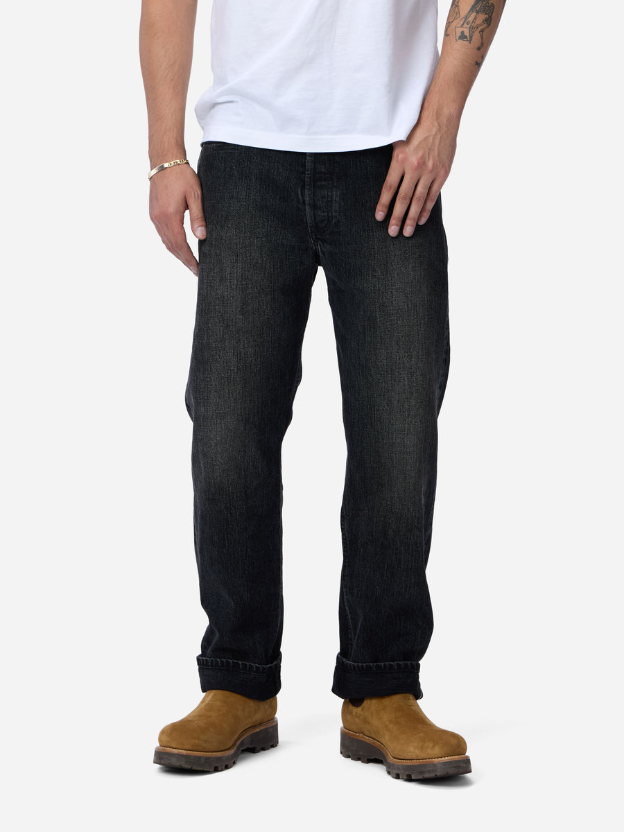 CS-223xv ~ Classic Straight - Double Black Selvedge Vintage Wash