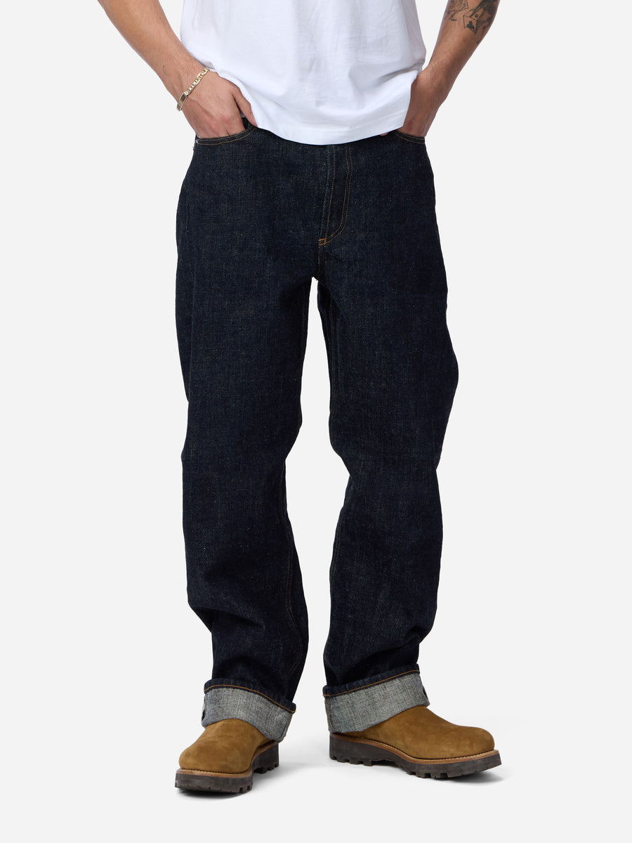 RS-105xk ~ Relaxed Straight - Heavyweight Indigo Kibata