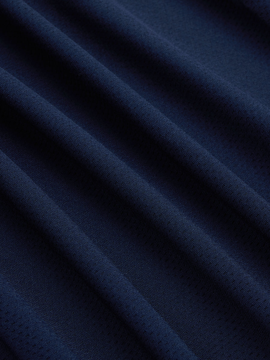 LS Track Tee ~ Navy/Cobalt