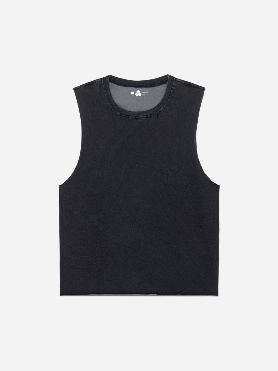Training Cutoff Tee ~ Stonewash Black