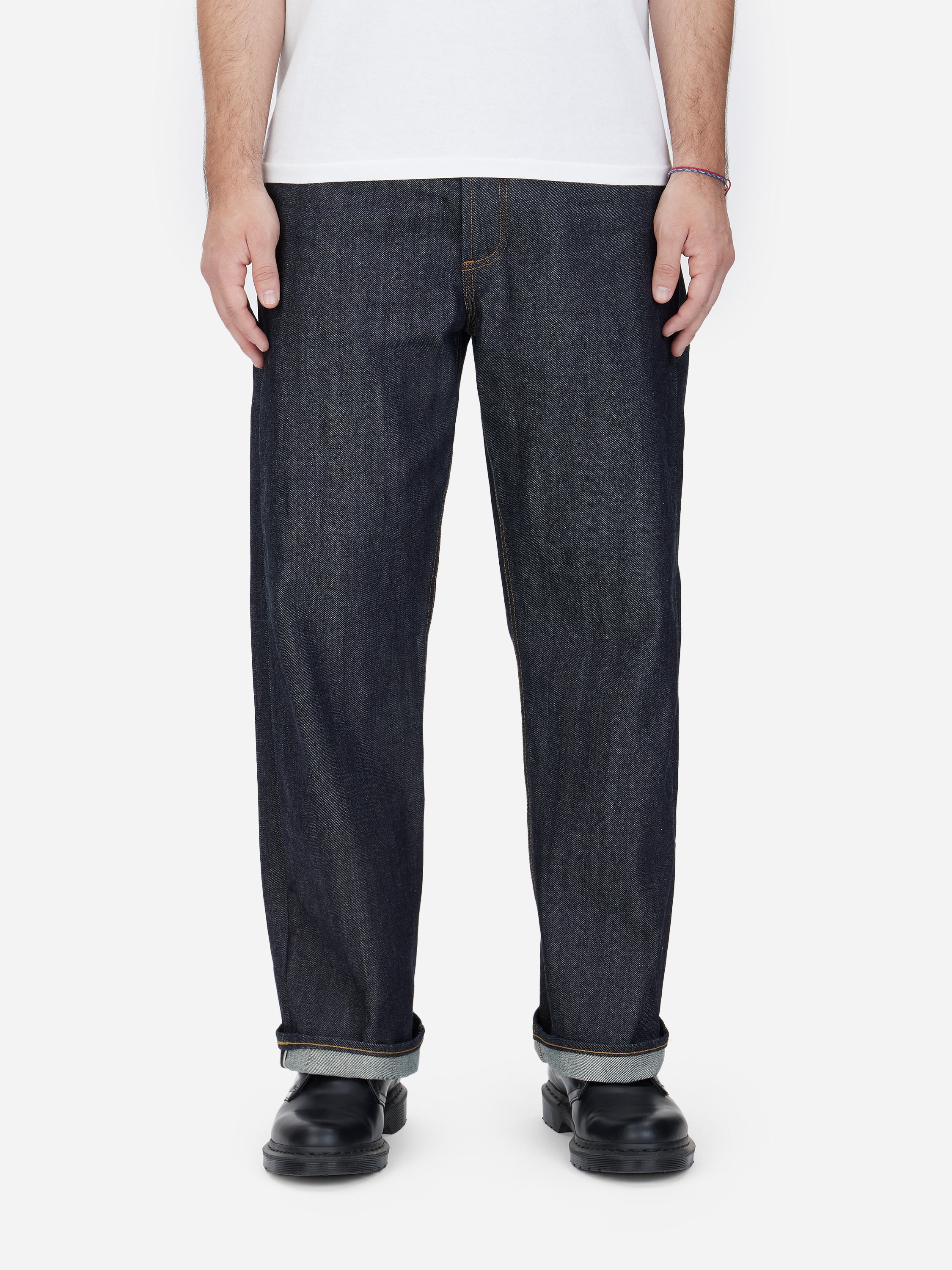 RS-100x ~ Relaxed Straight - Indigo Selvedge – 3sixteen