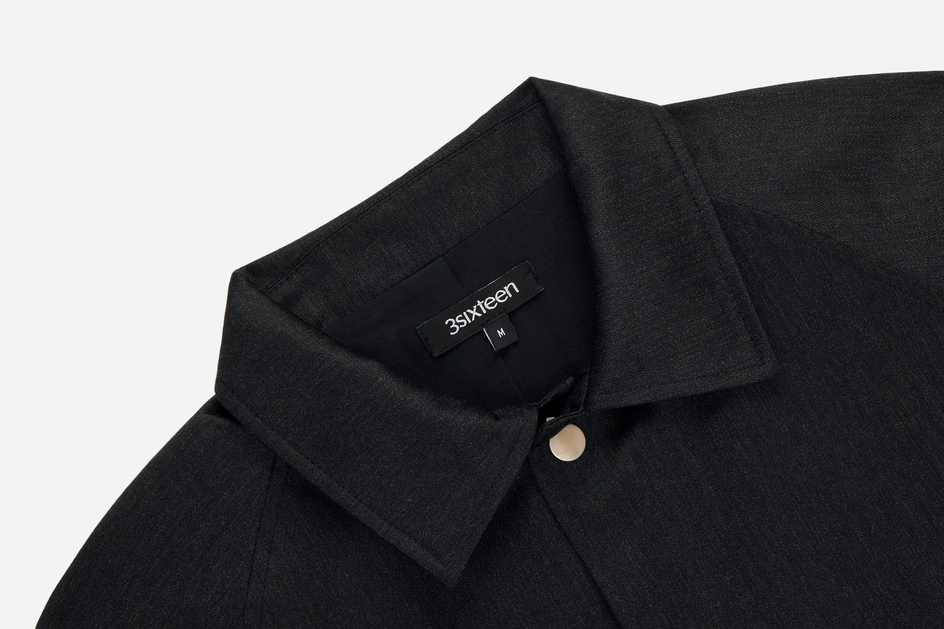 Coaches Jacket ~ Charcoal Wool – 3sixteen