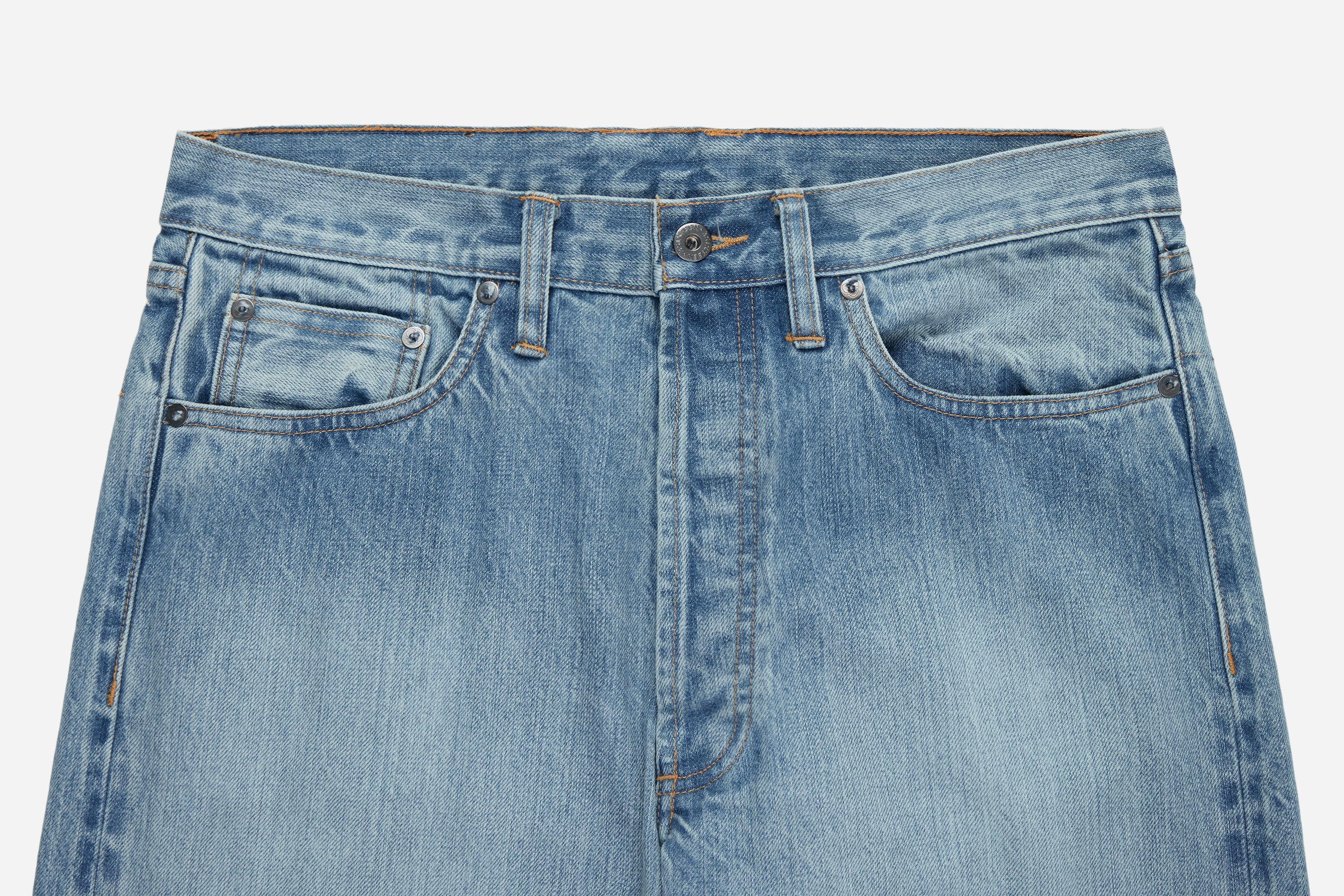 CS-100xv ~ Classic Straight - Indigo Selvedge Vintage Wash – 3sixteen