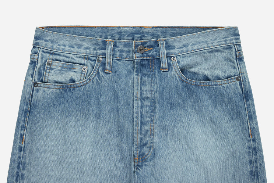 CS-100xv ~ Classic Straight - Indigo Selvedge Vintage Wash