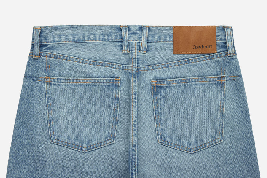 CS-100xv ~ Classic Straight - Indigo Selvedge Vintage Wash