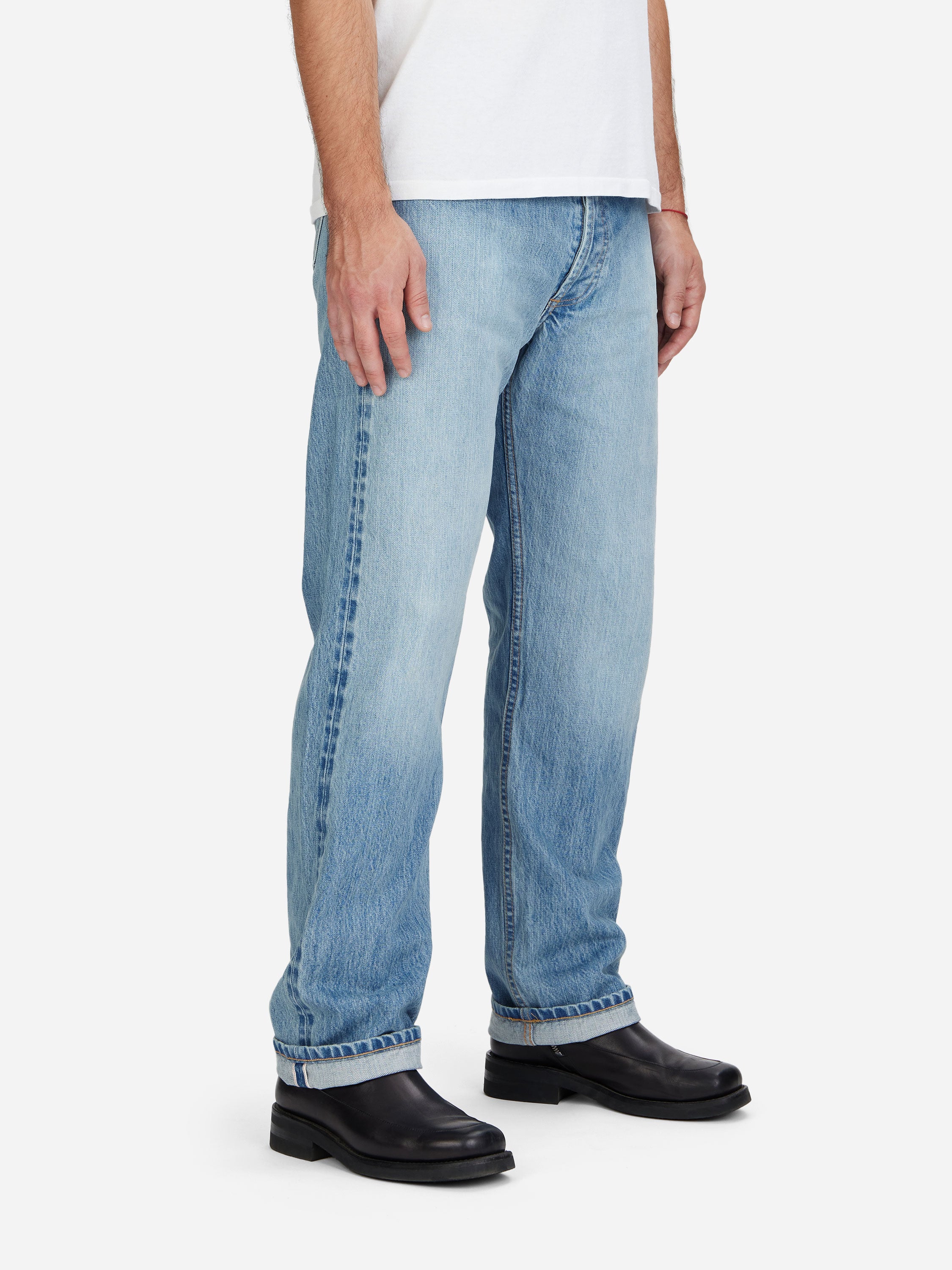 CS-100xv ~ Classic Straight - Indigo Selvedge Vintage Wash – 3sixteen