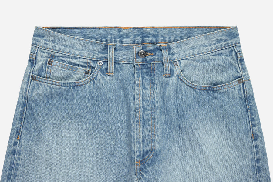 RS-100xv ~ Relaxed Straight - Indigo Selvedge Vintage Wash