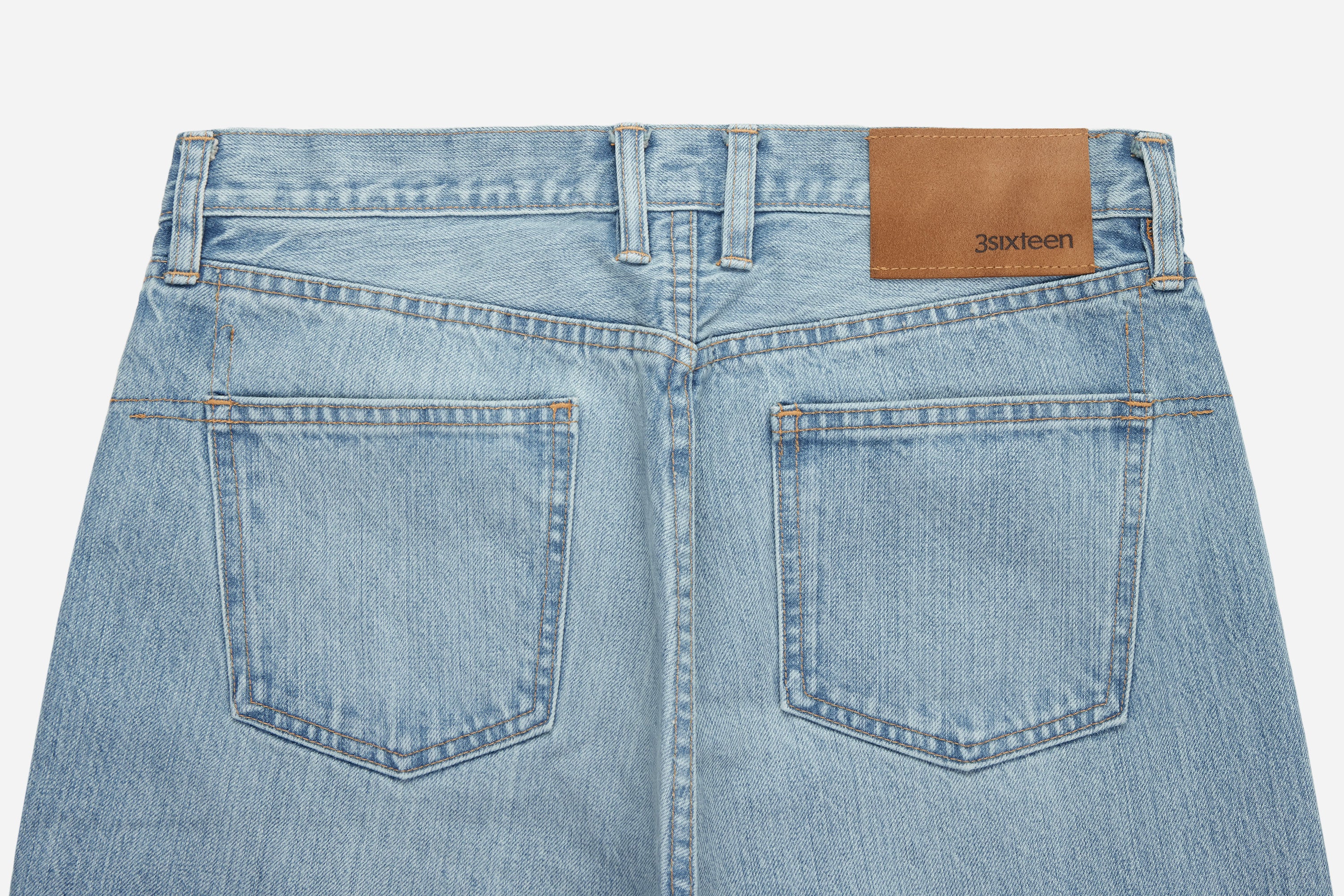 RS-100xv ~ Relaxed Straight - Indigo Selvedge Vintage Wash – 3sixteen