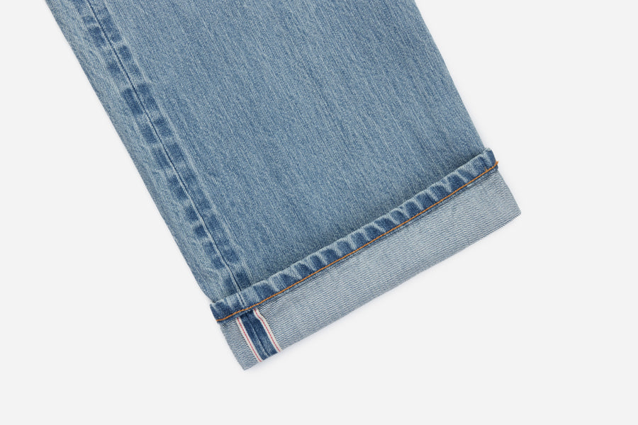 RS-100xv ~ Relaxed Straight - Indigo Selvedge Vintage Wash