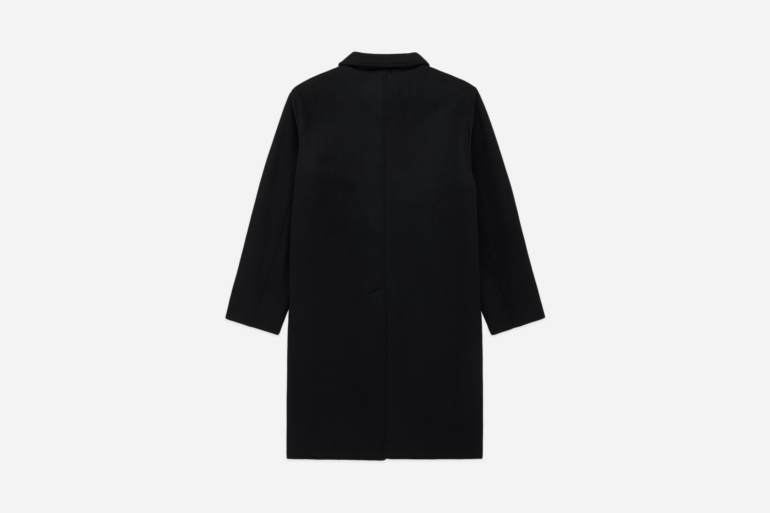 Mac Coat ~ Black Wool/Cashmere – 3sixteen