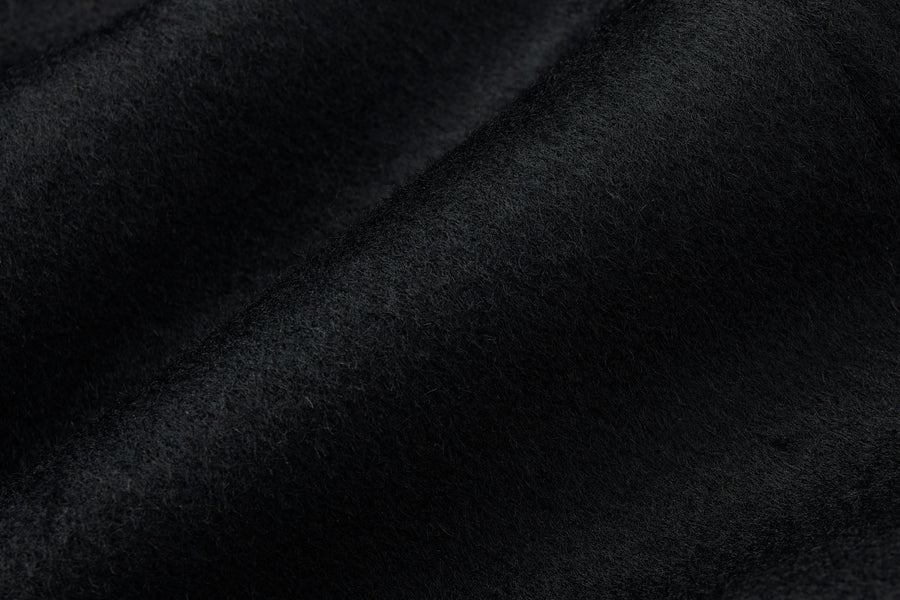 Mac Coat ~ Black Wool/Cashmere