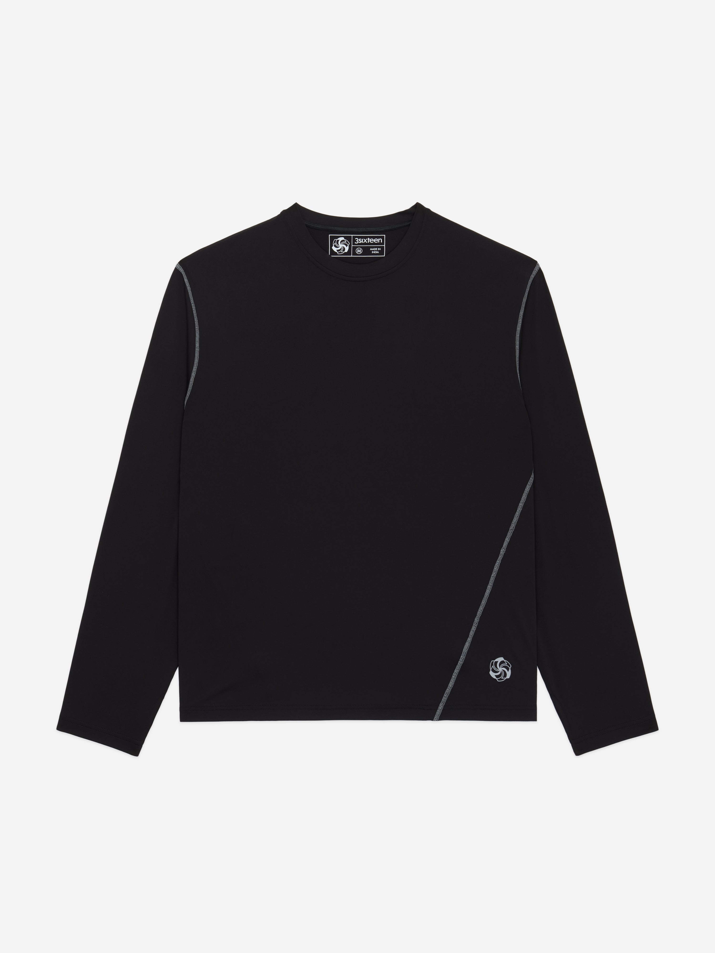 LS Pace Tee ~ Black – 3sixteen