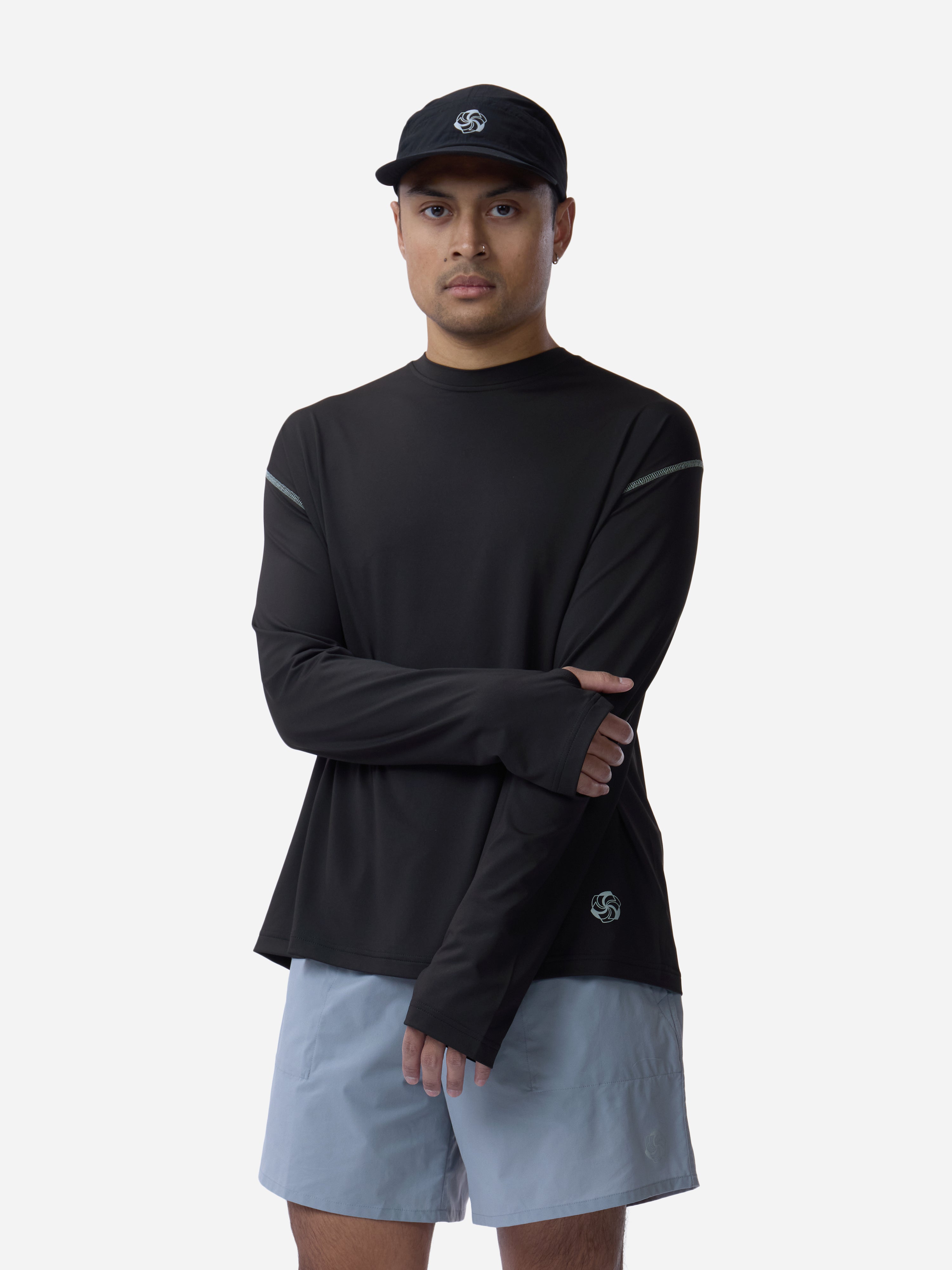 SOULS　Performance　Studio16 LS Pace Tee ~ Black – 3sixteen