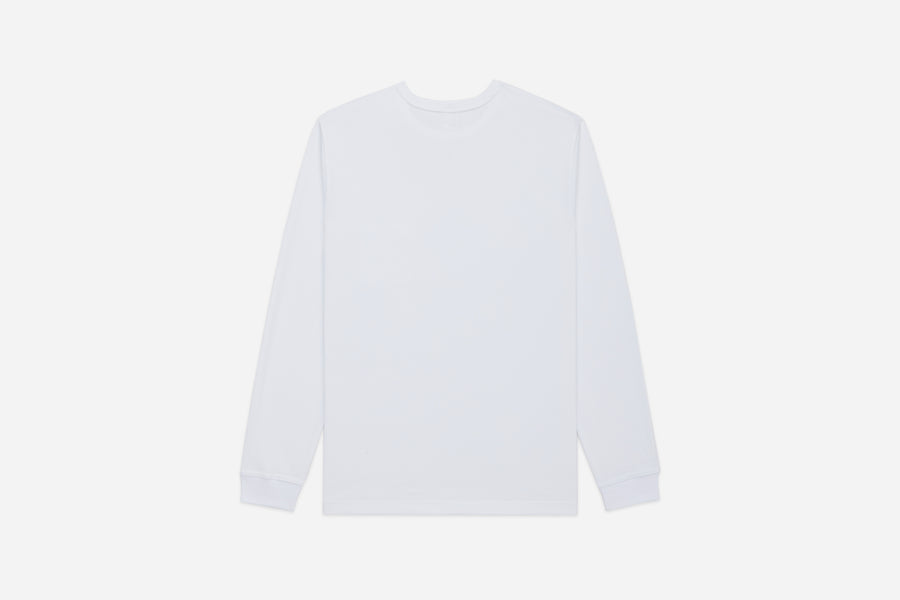 Long Sleeve Henley ~ White