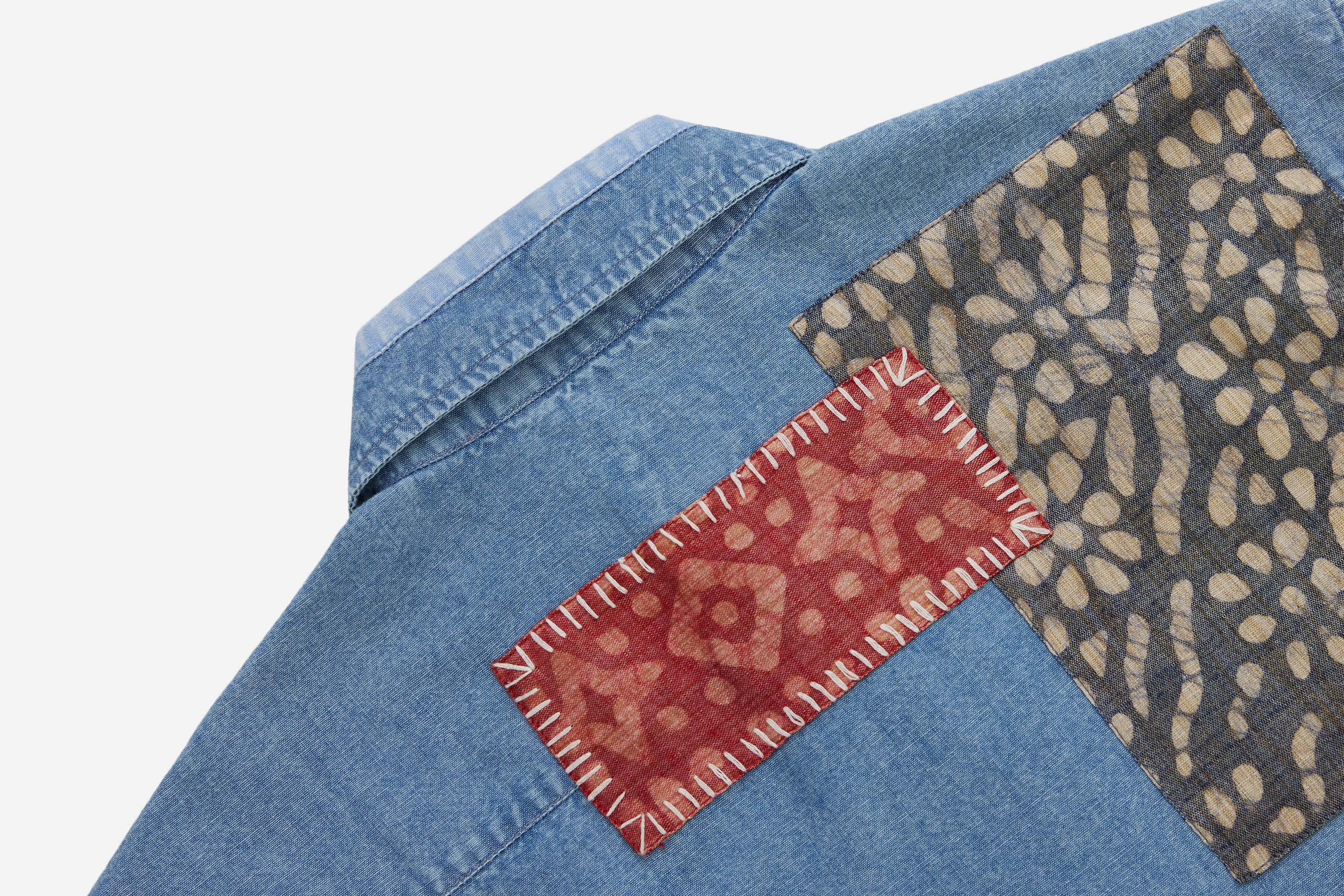 Utility Shirt ~ Patchwork Chambray – 3sixteen