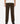 A person standing, wearing a pair of brown wide leg work pants with high rise, made of chino twill fabric.