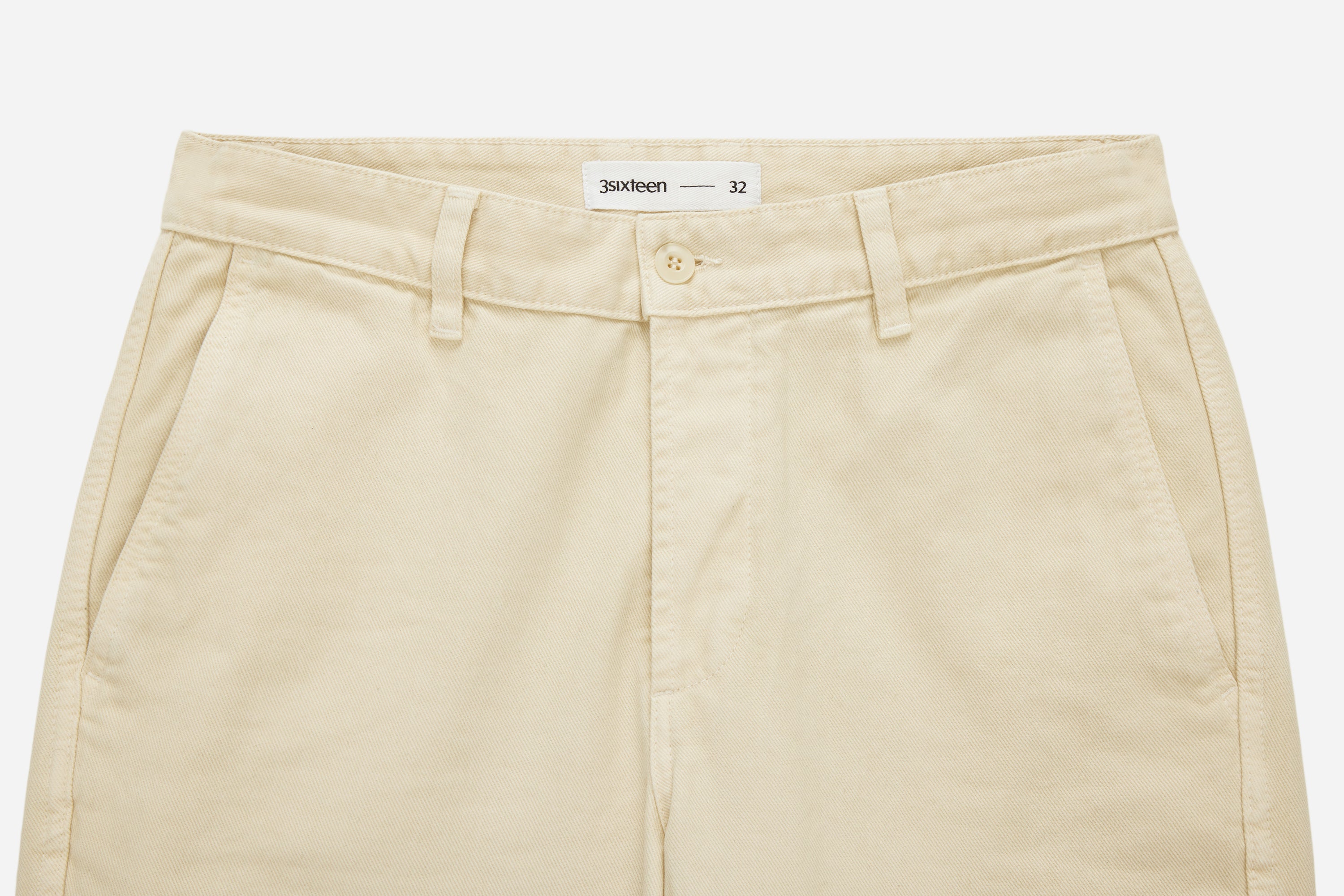 Work Pant ~ Ecru Twill – 3sixteen