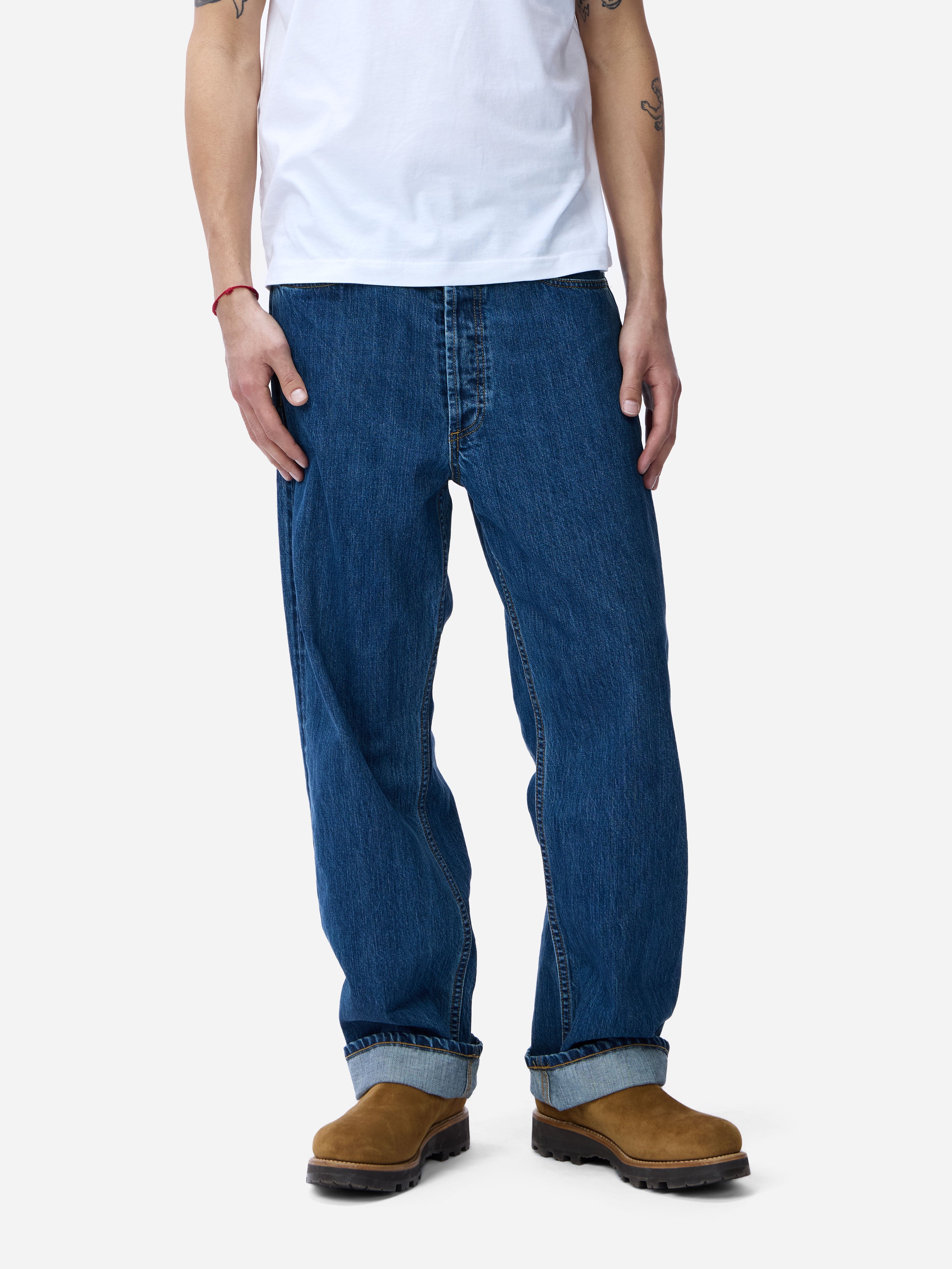 RS-101xs ~ Relaxed Straight - Stonewashed Indigo Selvedge – 3sixteen