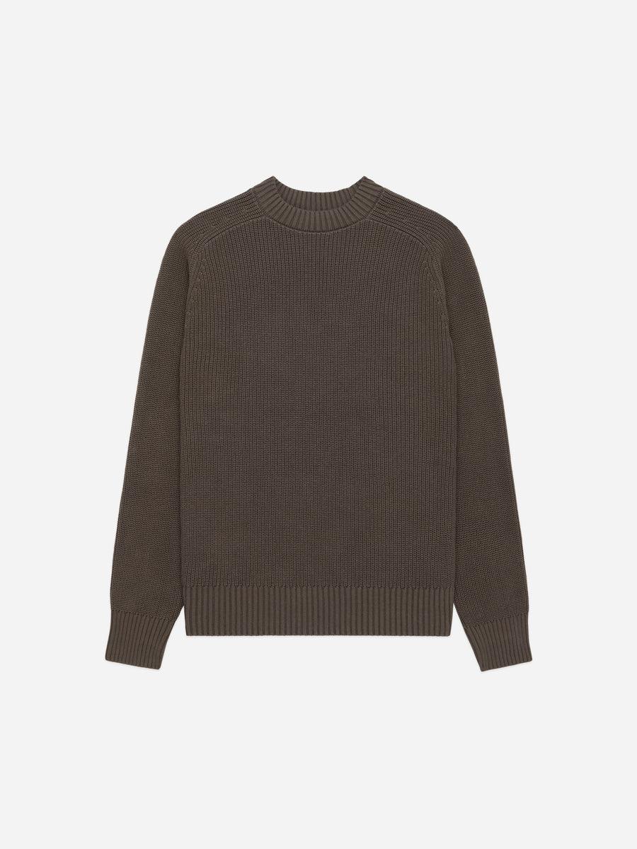 Cotton Crewneck Sweater ~ Earth