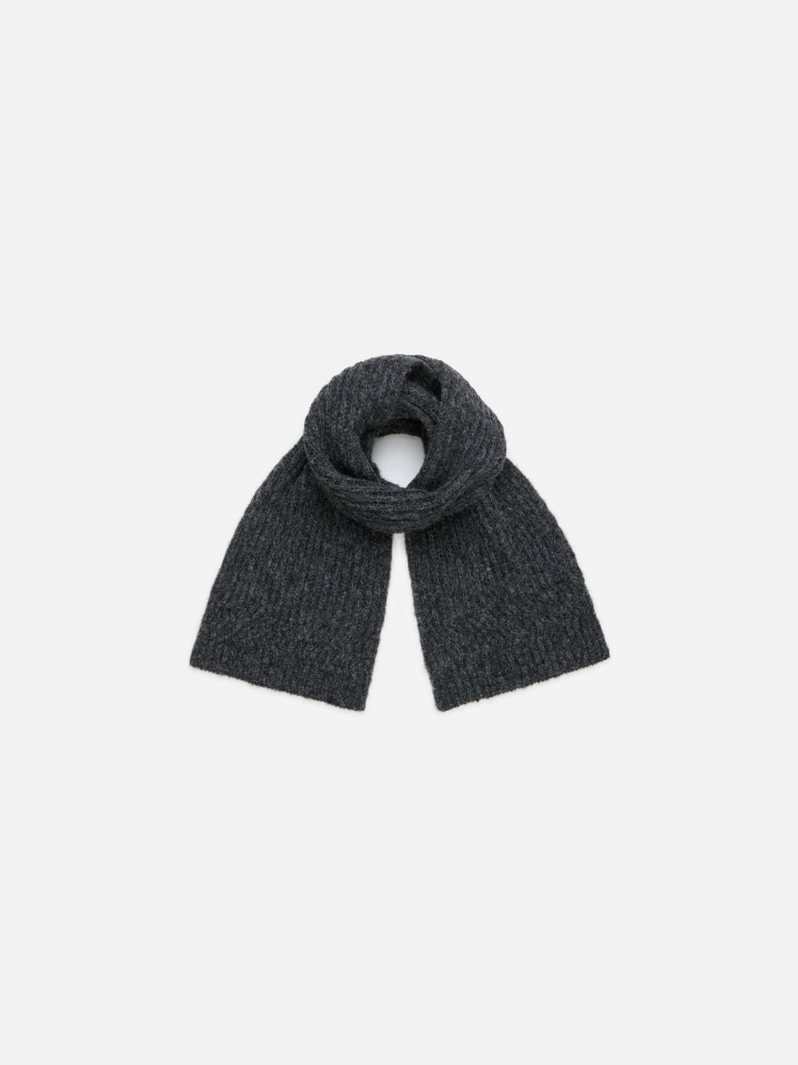 Rib Scarf ~ Pewter