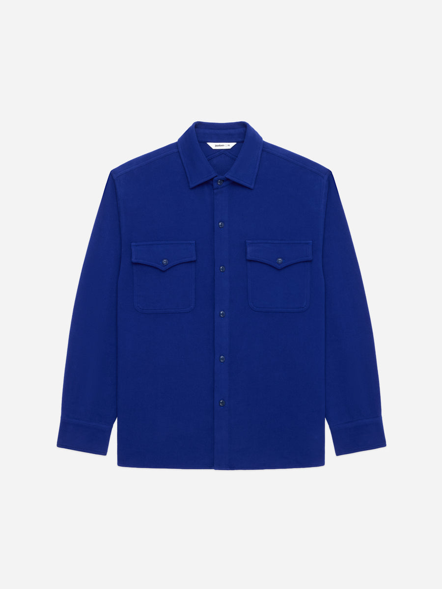 USN Overshirt ~ Cobalt Flannel
