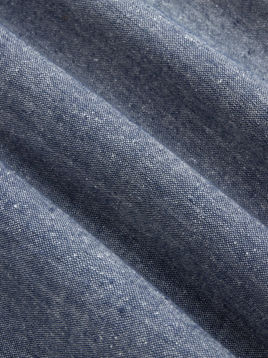 Utility Chambray Shirt ~ Handloom Silk Khadi