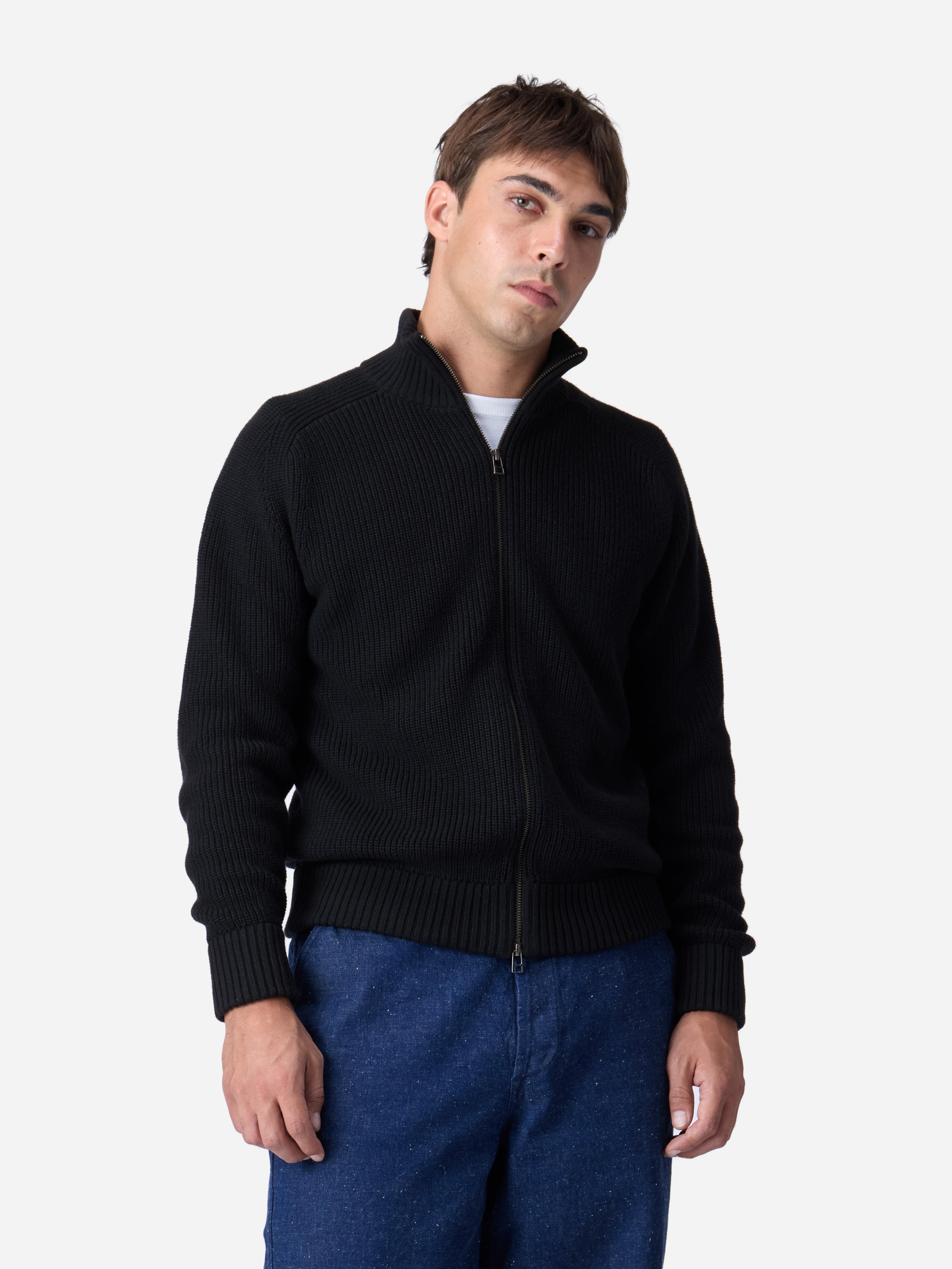 Driver Knit ~ Black Pima Cotton – 3sixteen