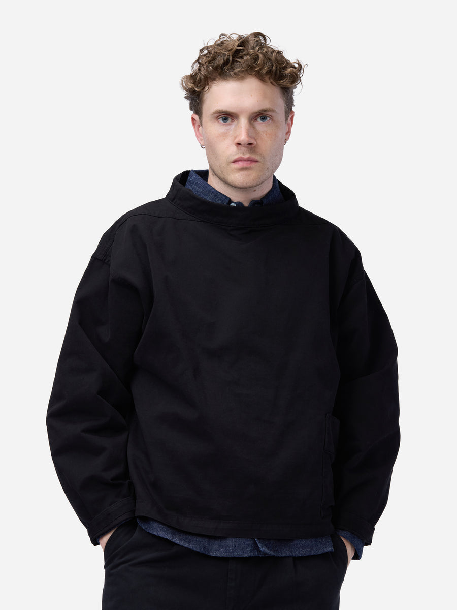 Smock ~ Black Peached Twill