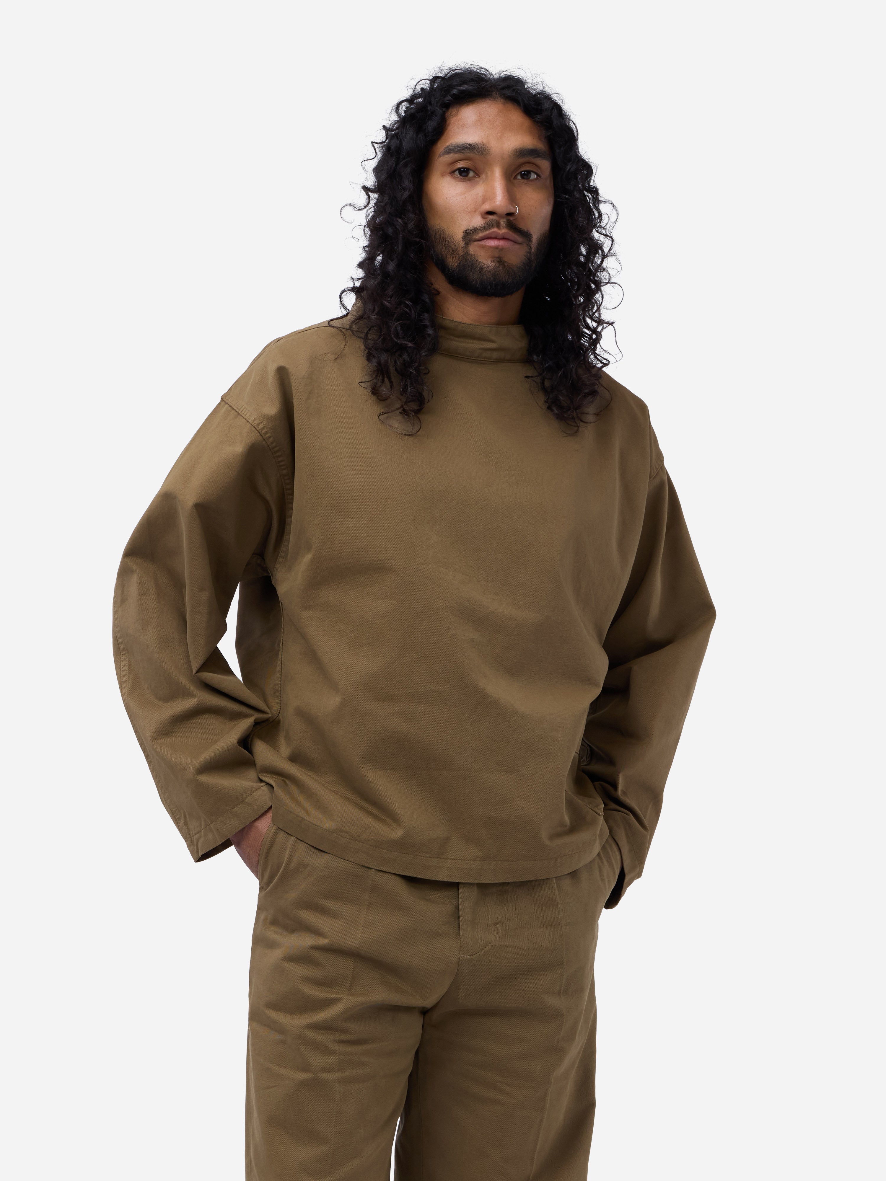 Smock ~ Teak Peached Twill – 3sixteen