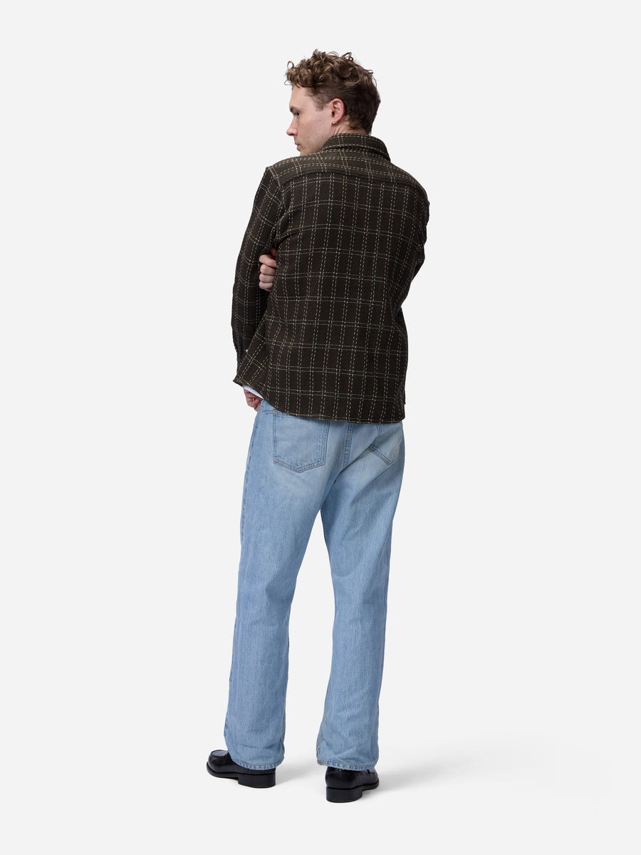 Utility Flannel ~ Espresso Twill Check