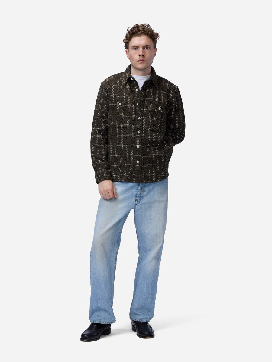 Utility Flannel ~ Espresso Twill Check