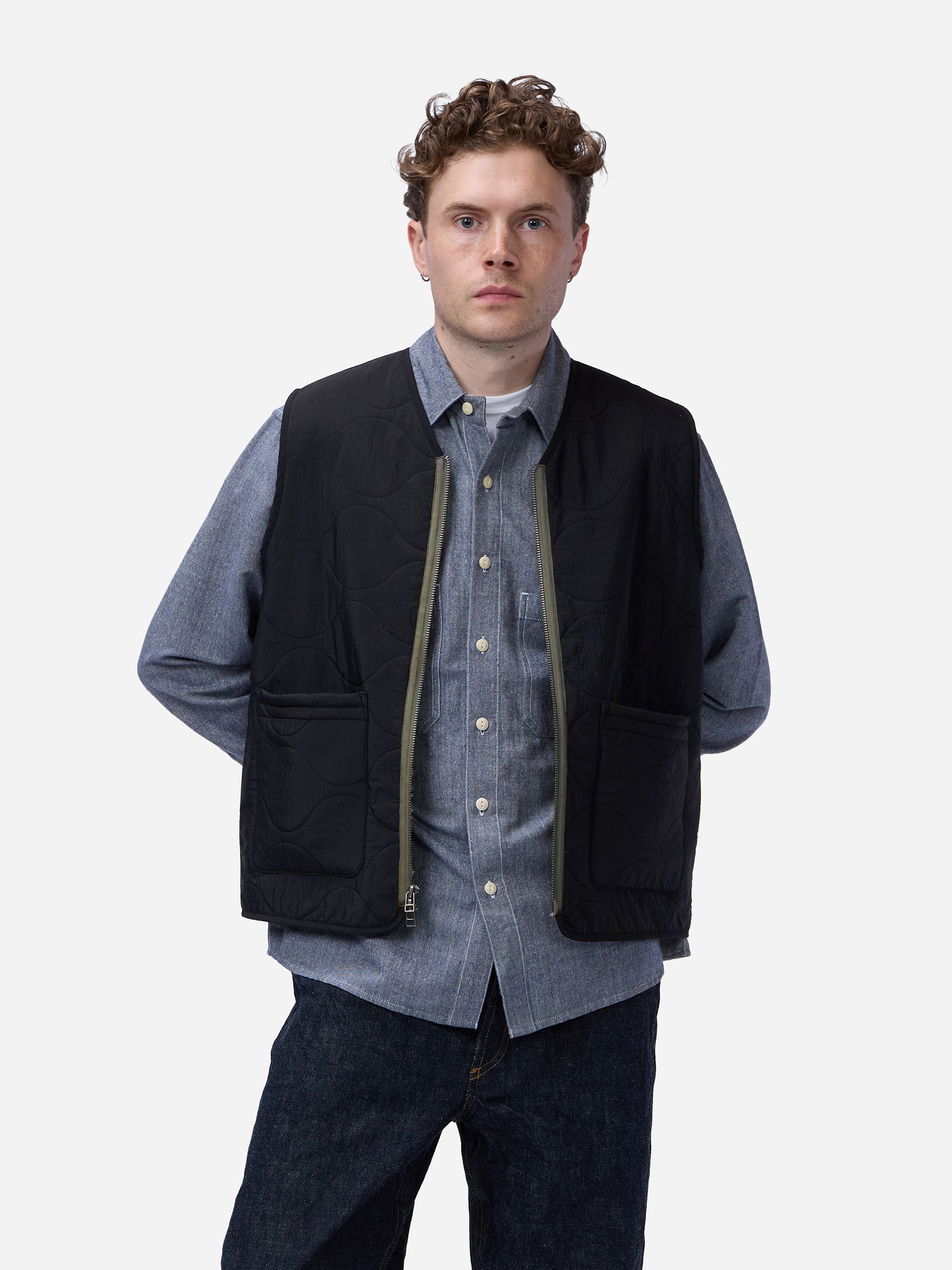 Zip Vest ~ Black Mil-Spec – 3sixteen