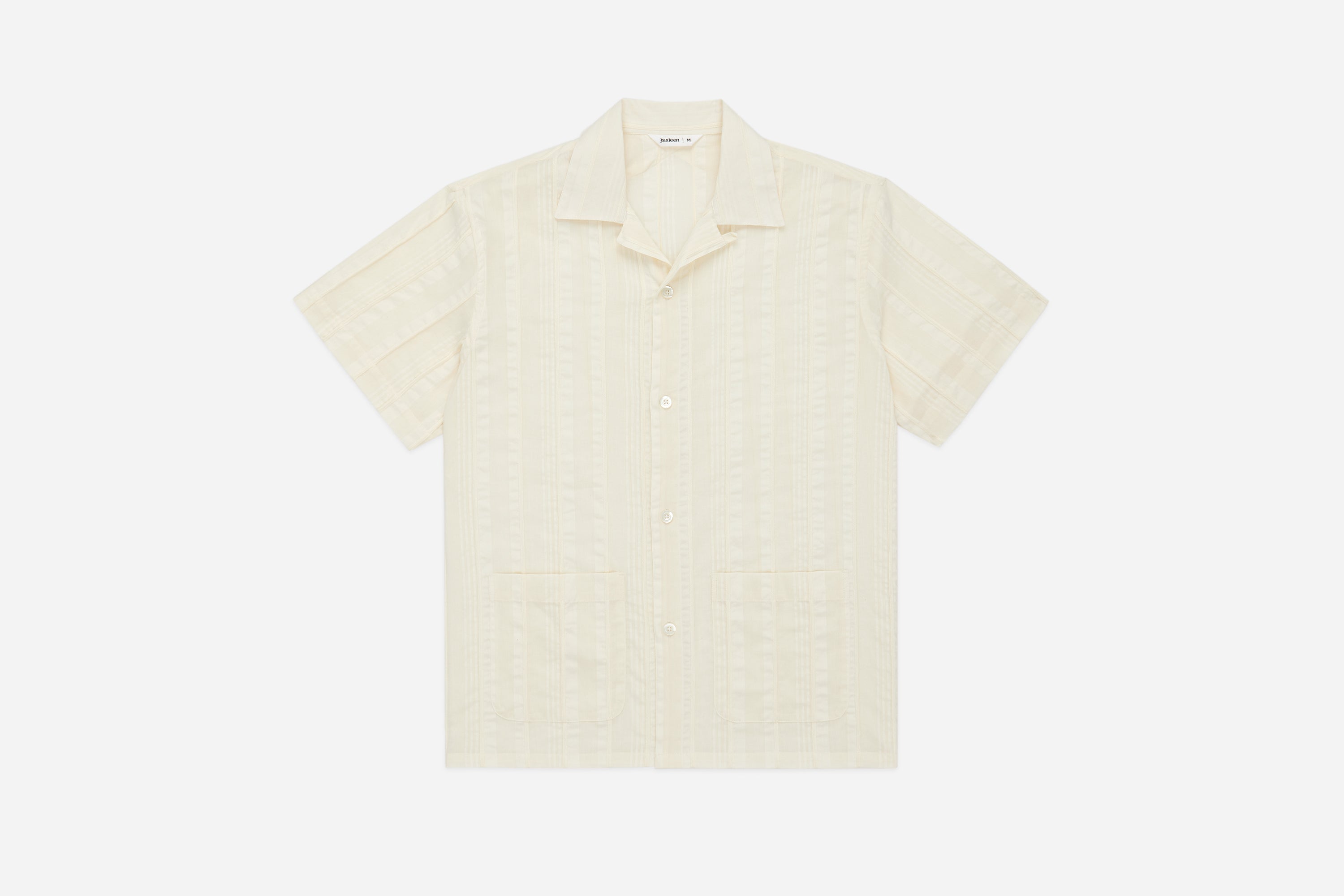 【pepsiman】BLEACHED CORD CABANA SHIRT 3S-SS24-CABANA-SHIRT-NATURAL-