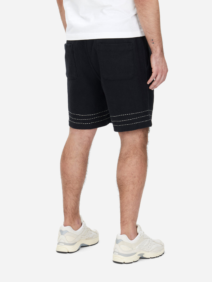 Club Short ~ Black Hand Stitch