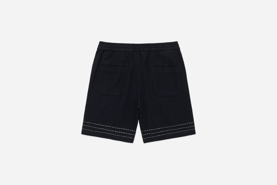 Club Short ~ Black Hand Stitch