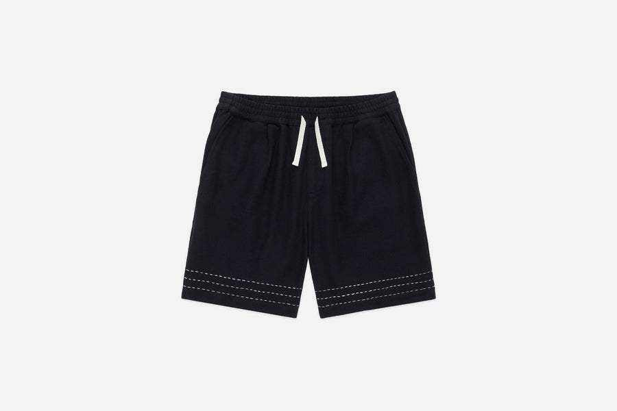 Club Short ~ Black Hand Stitch